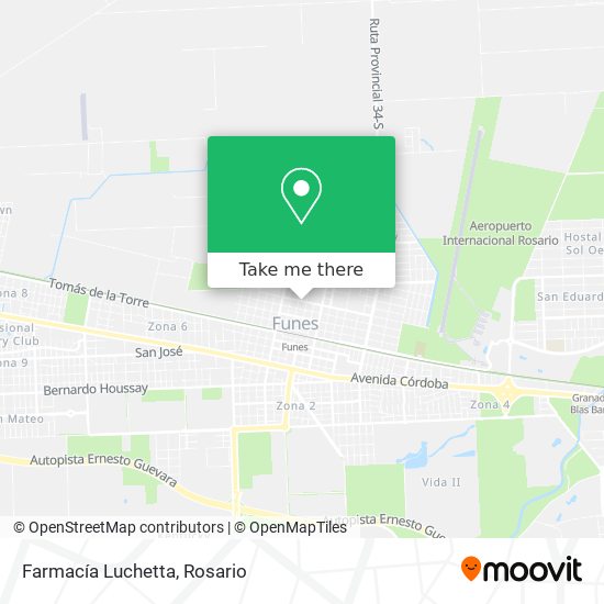 Mapa de Farmacía Luchetta