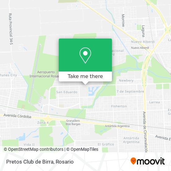 Mapa de Pretos Club de Birra