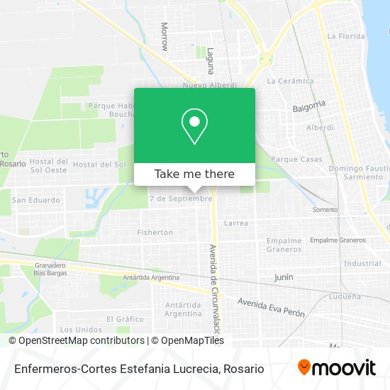 Enfermeros-Cortes Estefania Lucrecia map