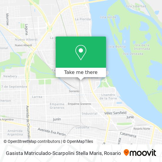 Gasista Matriculado-Scarpolini Stella Maris map