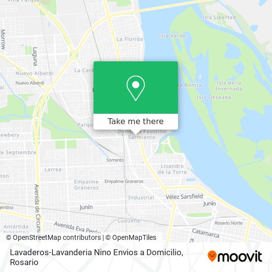 Lavaderos-Lavanderia Nino Envios a Domicilio map