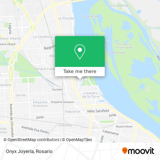 Mapa de Onyx Joyería