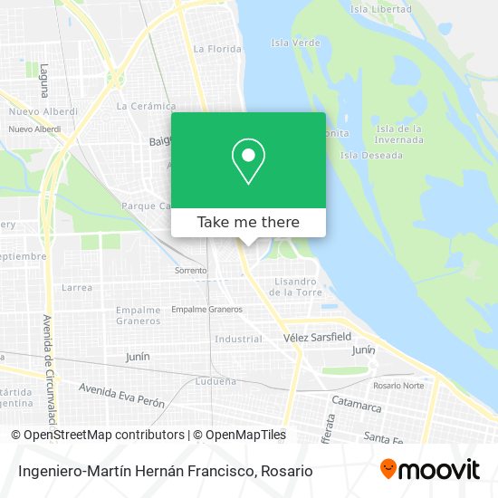 Ingeniero-Martín Hernán Francisco map