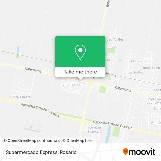 Mapa de Supermercado Express