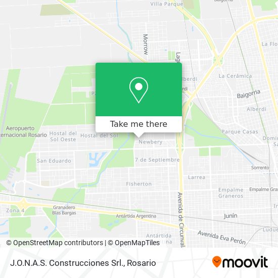 J.O.N.A.S. Construcciones Srl. map