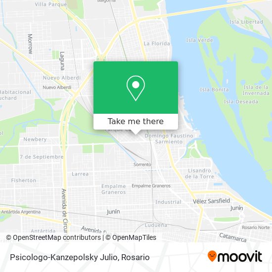 Psicologo-Kanzepolsky Julio map