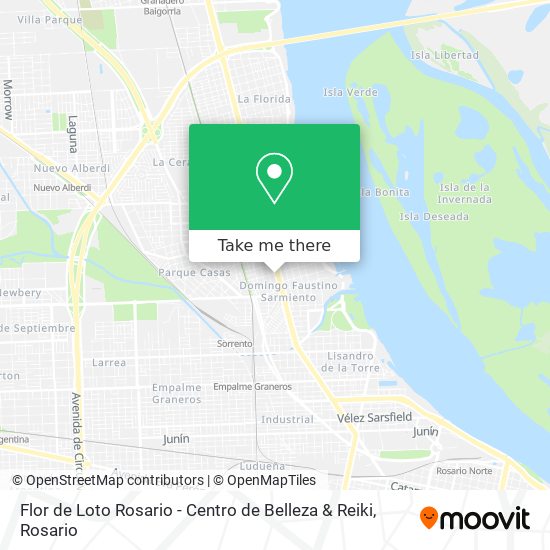 Flor de Loto Rosario - Centro de Belleza & Reiki map