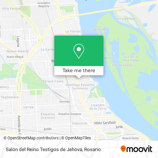 Salón del Reino Testigos de Jehová map