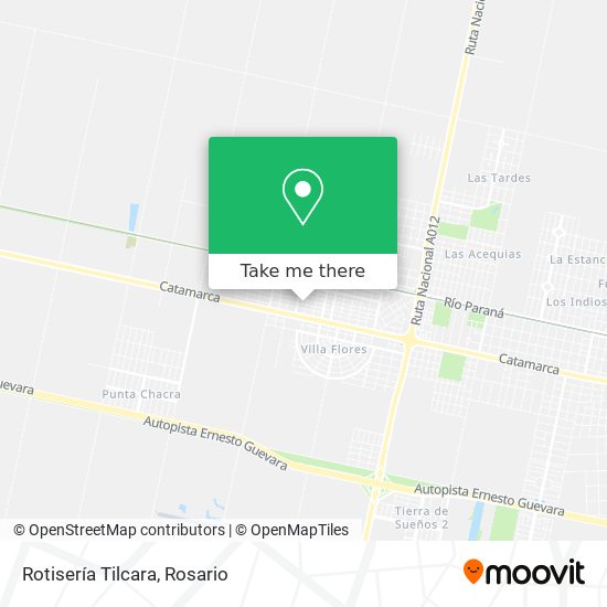 Rotisería Tilcara map