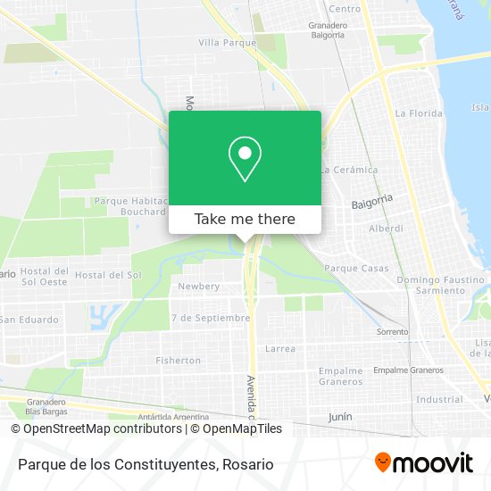 Mapa de Parque de los Constituyentes