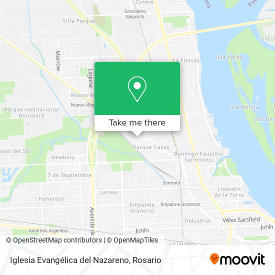 Iglesia Evangélica del Nazareno map