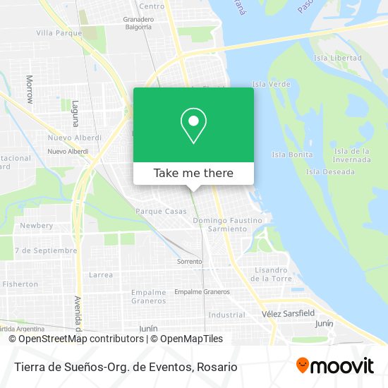 Mapa de Tierra de Sueños-Org. de Eventos