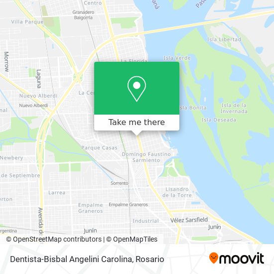 Dentista-Bisbal Angelini Carolina map