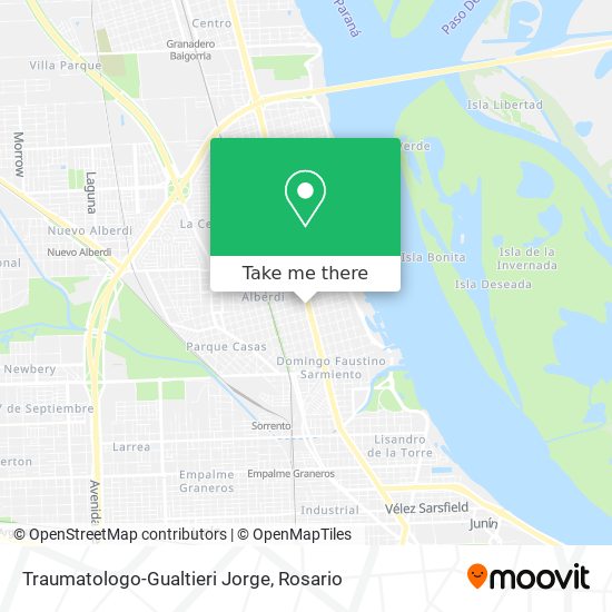 Traumatologo-Gualtieri Jorge map