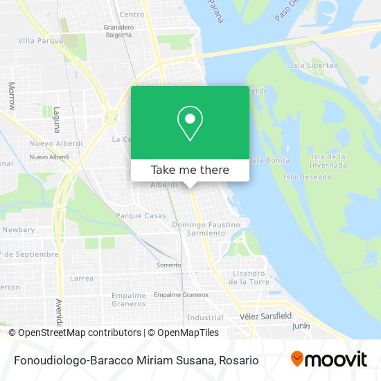 Mapa de Fonoudiologo-Baracco Miriam Susana