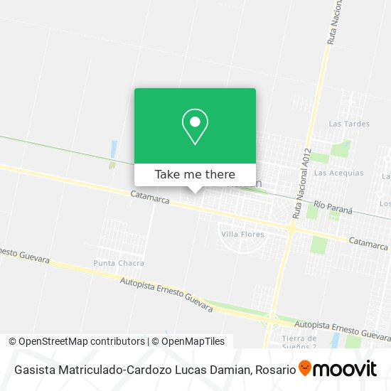 Gasista Matriculado-Cardozo Lucas Damian map