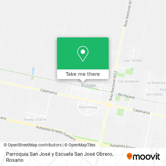 Parroquia San José y Escuela San José Obrero map