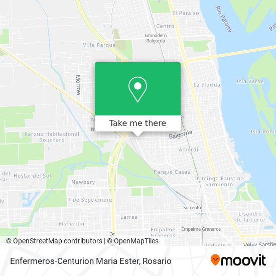 Enfermeros-Centurion Maria Ester map