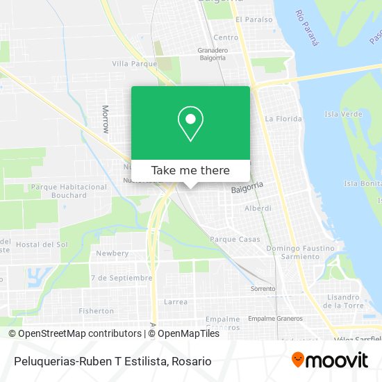 Peluquerias-Ruben T Estilista map