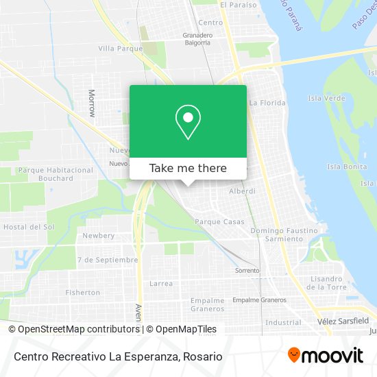 Mapa de Centro Recreativo La Esperanza