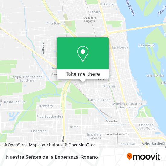 Nuestra Señora de la Esperanza map