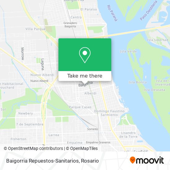 Baigorria Repuestos-Sanitarios map