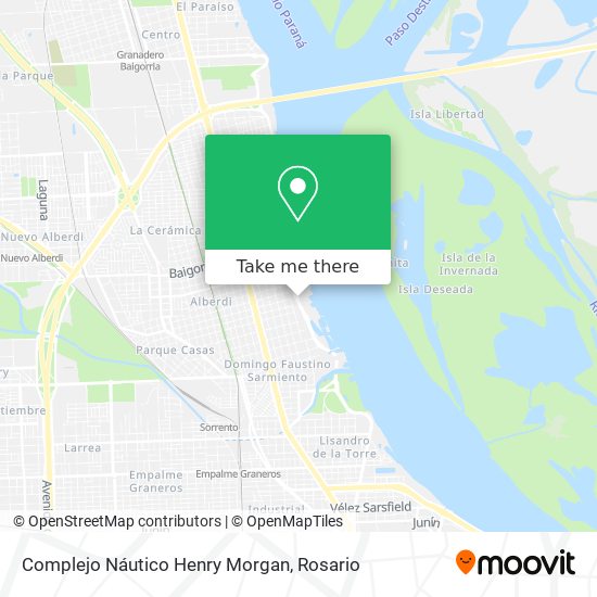 Mapa de Complejo Náutico Henry Morgan