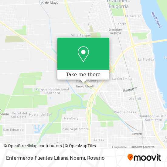 Enfermeros-Fuentes Liliana Noemi map