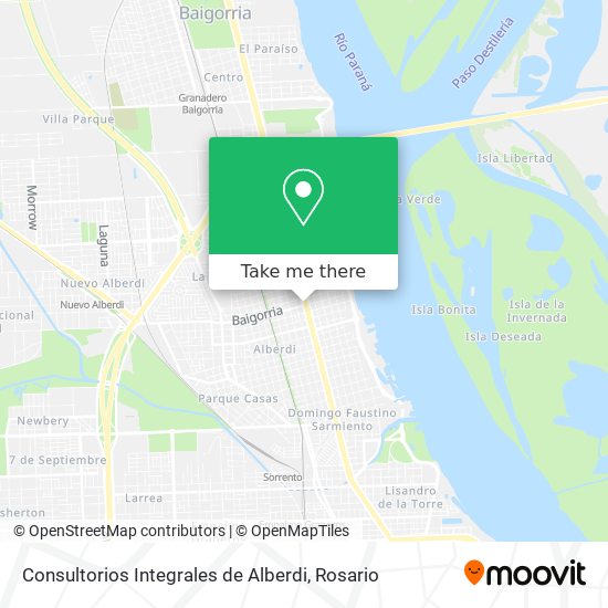 Consultorios Integrales de Alberdi map