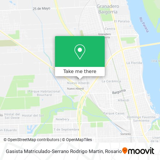 Gasista Matriculado-Serrano Rodrigo Martin map