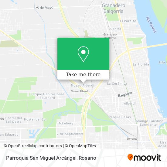 Mapa de Parroquia San Miguel Arcángel