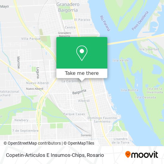 Copetin-Articulos E Insumos-Chips map