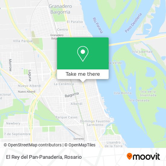 El Rey del Pan-Panadería map