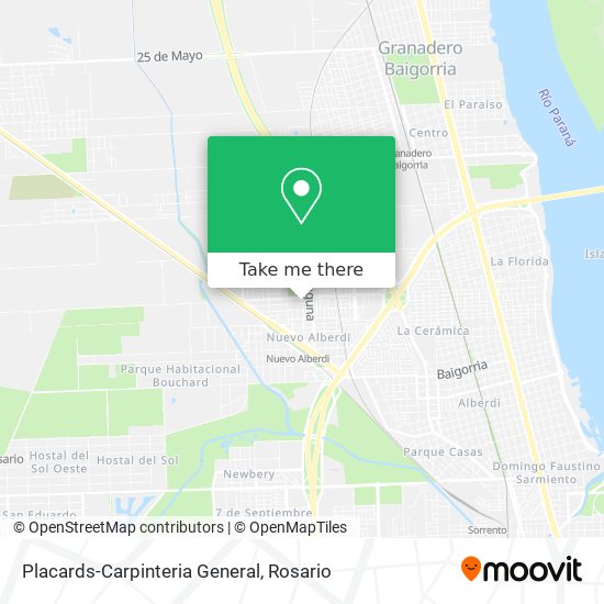 Placards-Carpinteria General map