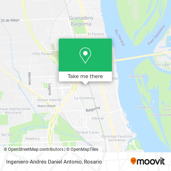 Ingeniero-Andrés Daniel Antonio map