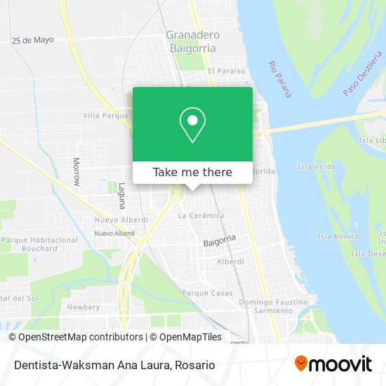Mapa de Dentista-Waksman Ana Laura