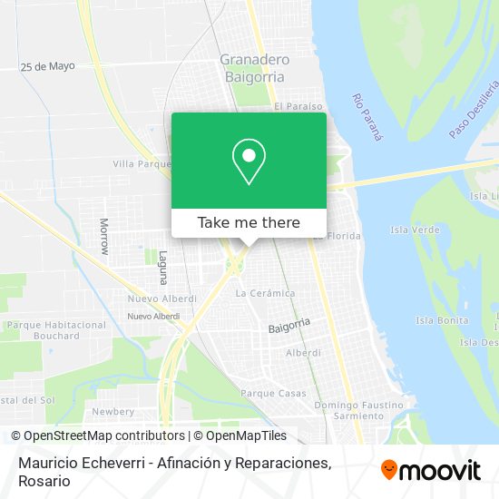 Mauricio Echeverri - Afinación y Reparaciones map