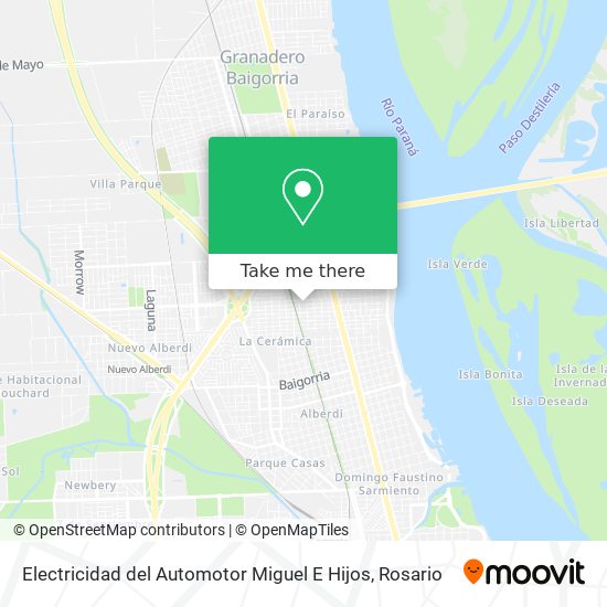 Electricidad del Automotor Miguel E Hijos map
