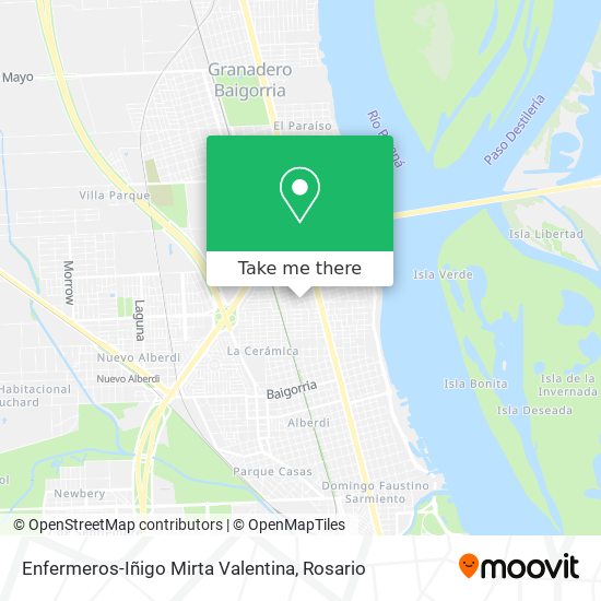 Enfermeros-Iñigo Mirta Valentina map