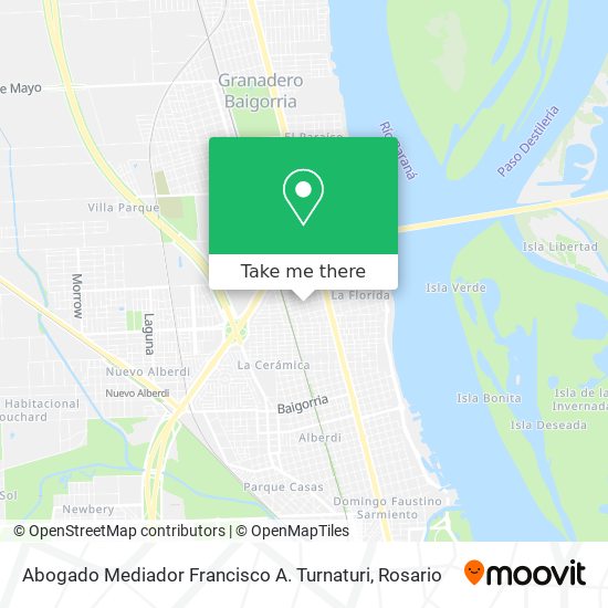 Abogado Mediador Francisco A. Turnaturi map