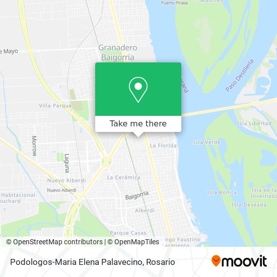 Podologos-Maria Elena Palavecino map