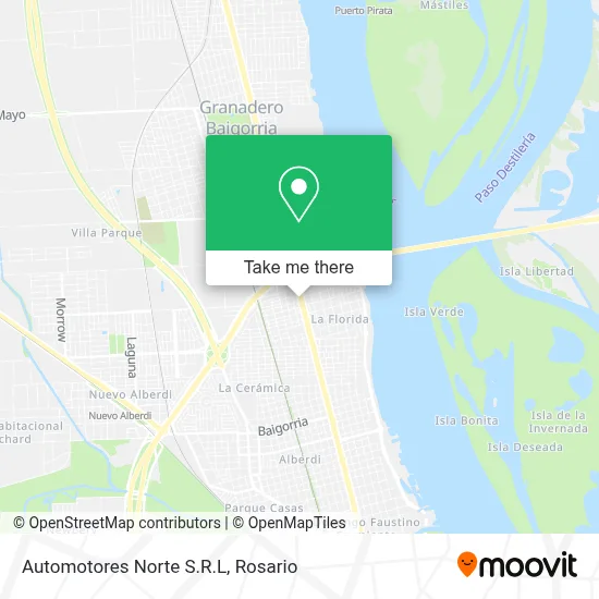Automotores Norte S.R.L map