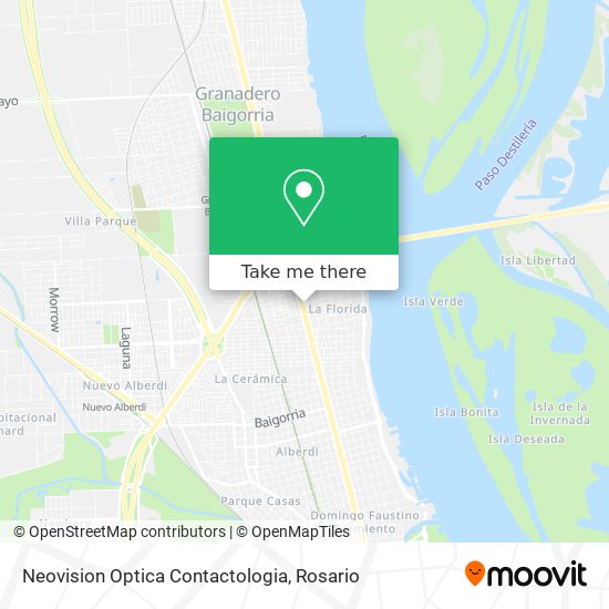 Neovision Optica Contactologia map