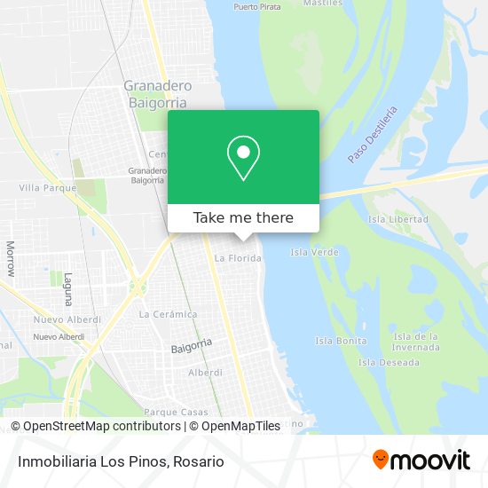 Inmobiliaria Los Pinos map