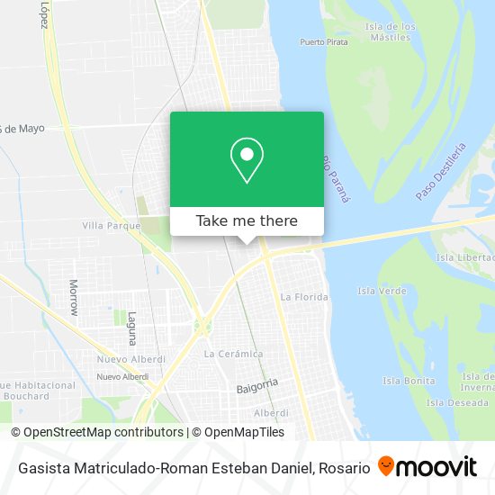 Gasista Matriculado-Roman Esteban Daniel map
