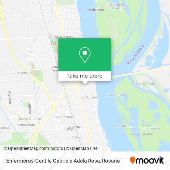 Enfermeros-Gentile Gabriela Adela Rosa map
