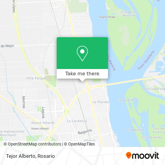 Mapa de Tejor Alberto
