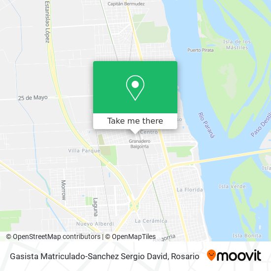 Gasista Matriculado-Sanchez Sergio David map
