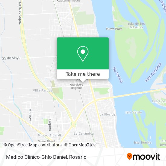 Medico Clinico-Ghío Daniel map