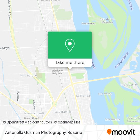 Antonella Guzmán Photography map